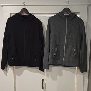 Lululemon Mens Zip Up Hoodie - Size Medium - Set Of 2